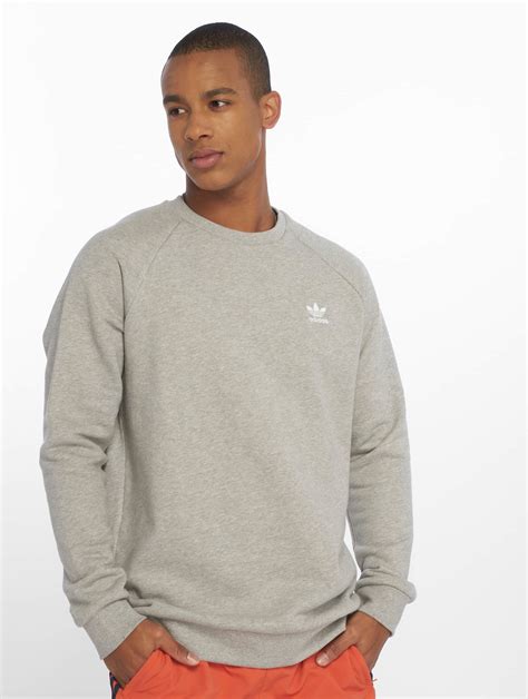 adidas pullover grau rote streifen|Graue adidas Pullover online kaufen .